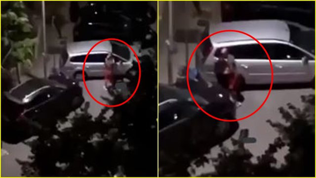 PAMJET E RENDA/ Burri DHUNON gruan me grushta në mes të Tiranës… (VIDEO)