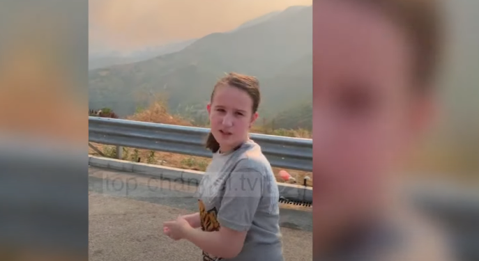 “NATYRA PO SHKATËRROHET”/ 10-vjeçarja apelon nga Rruga e Kombit: Jam shumë e mërzitur që po digjen malet…