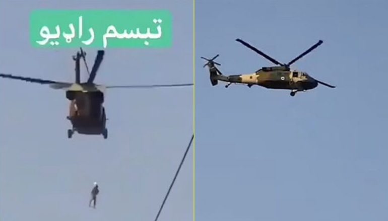 LARGIMI I TRUPAVE AMERIKANE/ Talebanët marrin helikopterët, nisin patrullimin mbi qytetet (VIDEO)