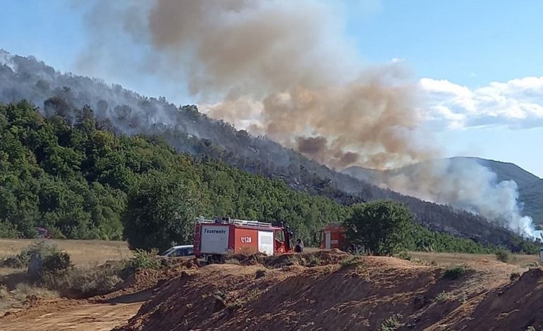 ZJARRI NË PARKUN KOMBËTAR TË PRESPËS/ Izolohen flakët, DYSHOHET për…