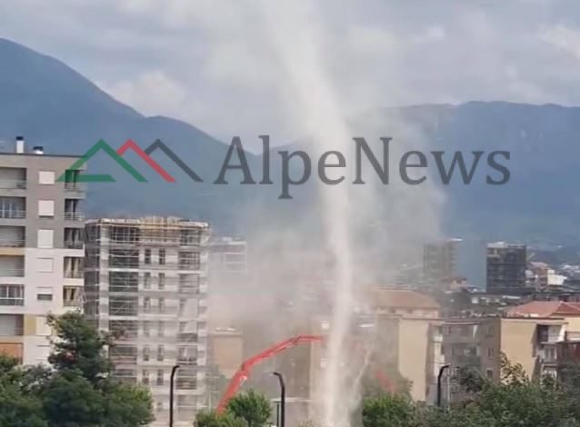 TORNADO NË TIRANË? I riu poston VIDEON, ja momenti kur… (PAMJET)