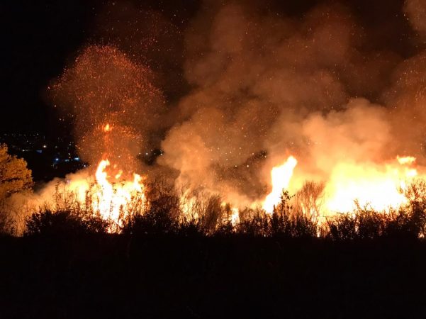 SITUATA NË GJIROKASTËR/ Vatër e re zjarri në fshatin Lunxhëri, zjarrfikësit në luftë me flakët