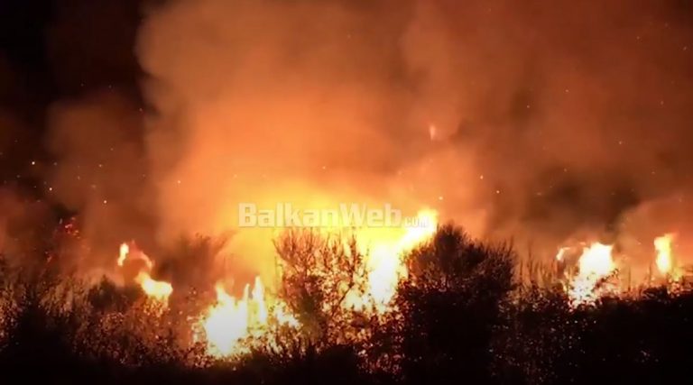FLAKËT NË FUSHË KRUJË/ Zjarr i qëllimshëm në lagjen Magaze, në afërsi të vatrës ka disa banesa