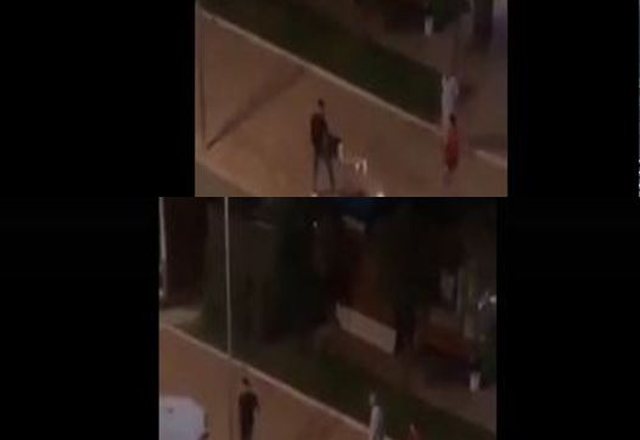 TËRBOHET I RIU NË SHËNGJIN/ Plas pa mëshirë në tokë dy vajza, disa djem i sulen por… (VIDEO)