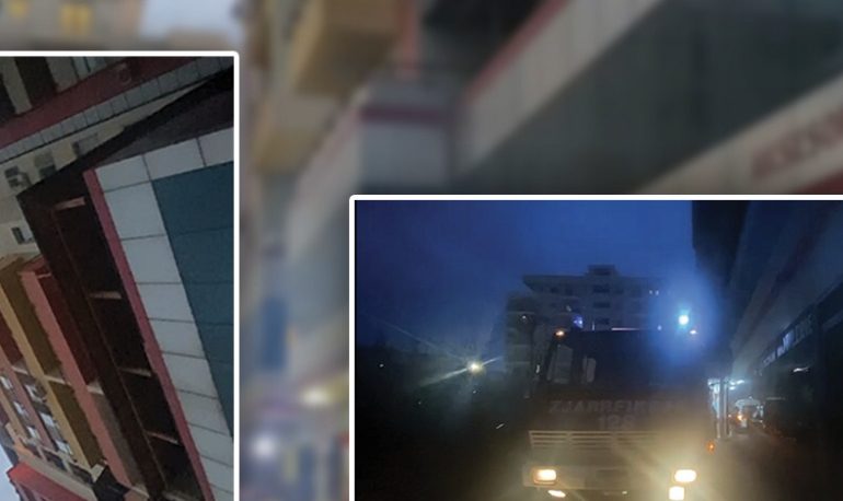 ZJARR NË NJË PALLAT NË LEZHË/ Kryefamiljari luftë me flakët, përfundon në spital