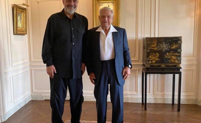 FOTOLAJM/ Rama takon George Sorosin në Nju Jork: Mendje e rrallë dhe mbështetës i palëkundur i…