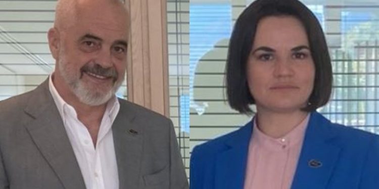 ÇUDIT Basha, injoron kryetaren e opozitës bjelloruse: Mora vesh se një aktiviste nga Bjellorusia po takon…