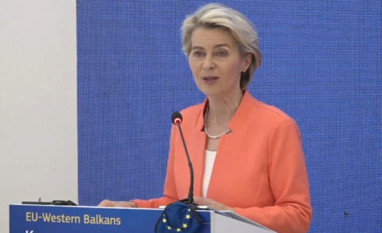 “TENSIONET NË VERI TË KOSOVËS”/ Von der Leyen: Dialogu është mënyra më e mirë për të zgjidhur problemet