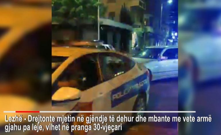 DREJTONTE MJETIN NË GJENDJE TË DEHUR/ Arrestohet 30-vjeçari në Lezhë, në makinë mbante…