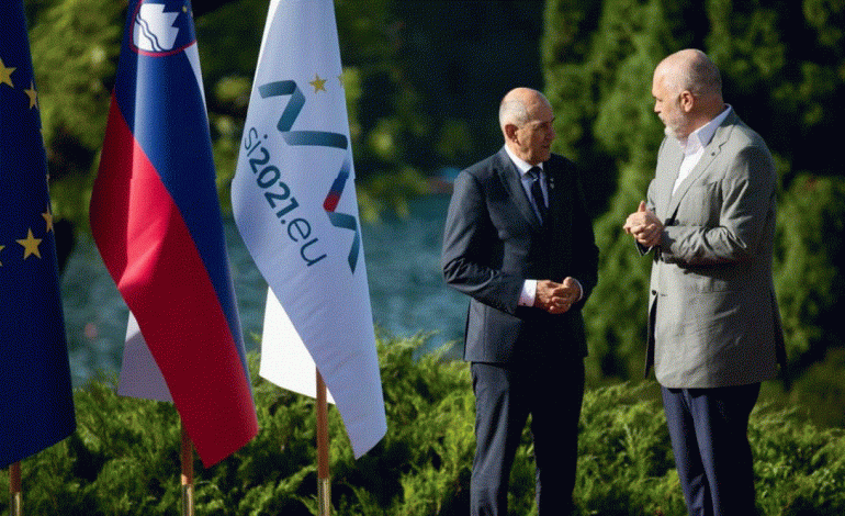 “FORUMI PËR TË ARDHMEN E EUROPËS”/ Rama takohet me kryeministrin e Sllovenisë (FOTO)