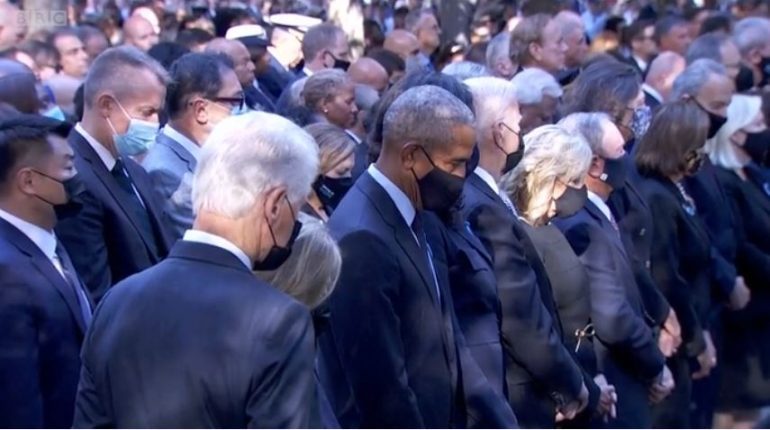 11 SHTATORI/ Biden, Obama dhe Clinton në ceremoninë përkujtimore