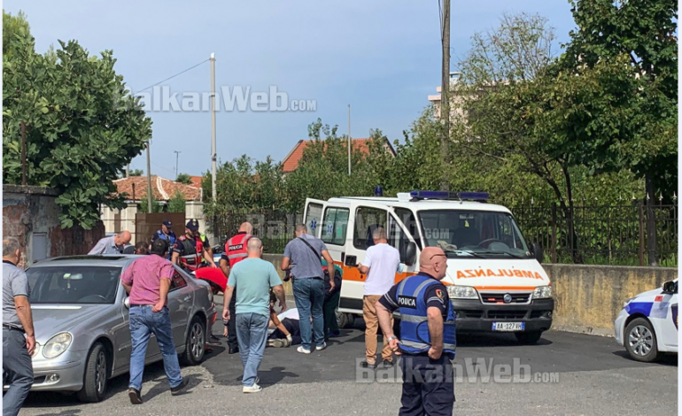 DALIN PAMJET/ I shtrirë në tokë, momenti pasi Nikolin Huba qëllohet me armë, policia rrethon zonën