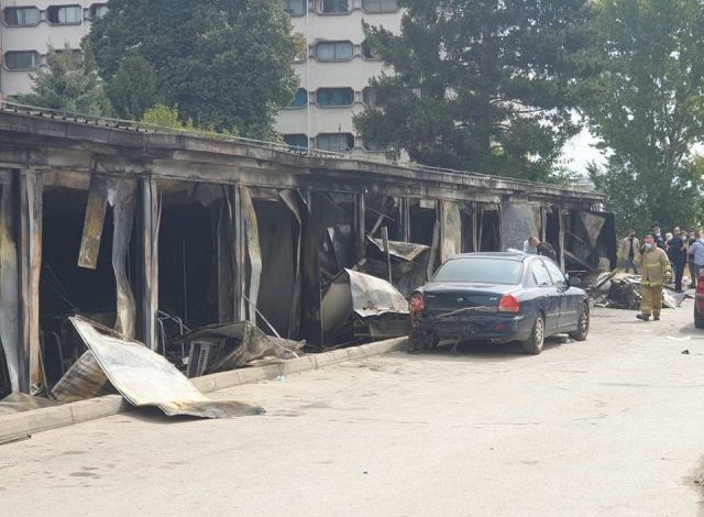 PAMJET E TRISHTA/ Çdo gjë e shkrumbuar! Një ditë pas tmerrit në spitalin COVID në Tetovë