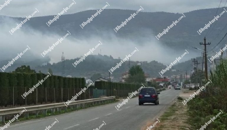 E RËNDË NË LAÇ/ I vihet flaka gjatë natës vend grumbullimit të mbeturinave, tymi mbulon qytetin