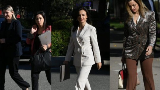 KUVEND/ Me protagoniste ngjyrat e vjeshtës, ministret dhe deputetët i drejtohen seancës. Ja si u veshën