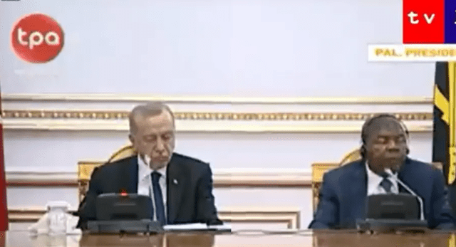 NË GJËNDJE TË KEQE SHDETËSORE/ Shihni si e zë gjumi Erdoganin gjatë takimit (VIDEO)