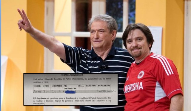 MBLEDHJA E KËSHILLIT KOMBËTAR TË PD/ Jul Deda firmos formularin e Berishës