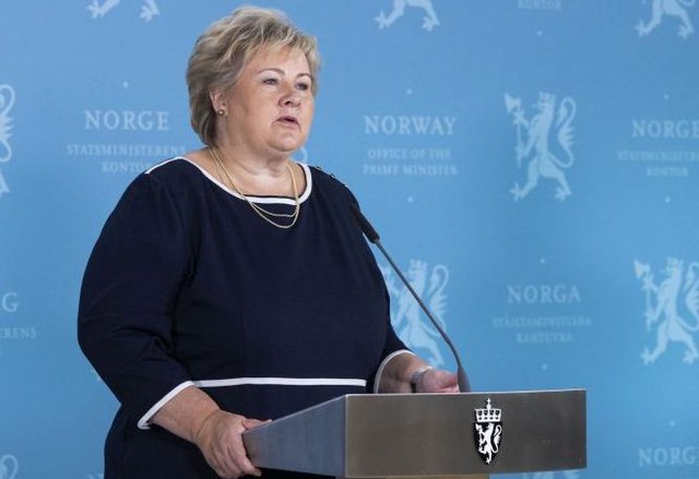 NORVEGJI/ Qeveria e qendrës së djathtë paraqet dorëheqjen