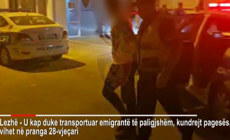PO TRANSPORTONTE 8 KLANDESTINË/ Arrestohet në aksin Milot-Morinë 28-vjeçari nga Durrësi (VIDEO)