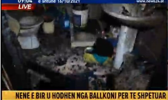 GJITHÇKA E SHKRUMBUAR/ Brenda apartamentit në Astir që u përfshi nga zjarri, djali me probleme pas divorcit (VIDEO)