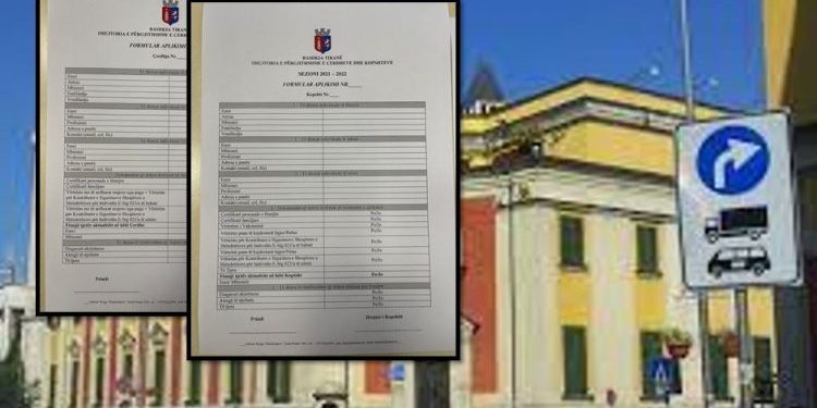 “FAKE NEWS”/ Ja formulari zyrtar dhe i vetëm që përdoret për regjistrimin në kopshtet dhe çerdhet e Tiranës