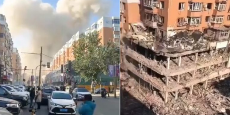 PAMJET E FRIKSHME/ Ndërtesa kthehet në rrënojë nga shpërthimi i gazit, 3 të vdekur dhe dhjetra të plagosur në Kinë