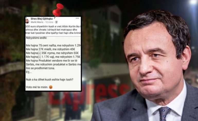 “50 MIJË EURO PËR KOKËN E TIJ”/ Kurti njofton konferencë për shtyp pas kërcënimit