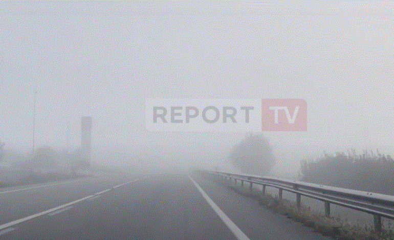 VIDEOLAJM/ Korça zgjohet “nën pushtetin” e mjegullës