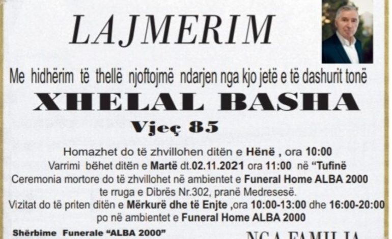 NDARJA NGA JETA E BABAIT TË LULZIM BASHËS/ Miq, të afërm dhe politikanë homazhe në nderim të tij