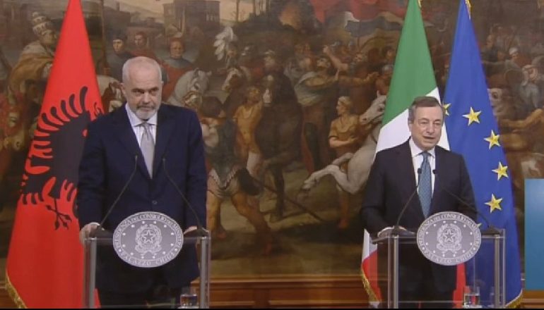 BATUTAT/ Draghi: Urime për italishten perfekte! Rama: Duhet të falenderoj gjyshen time