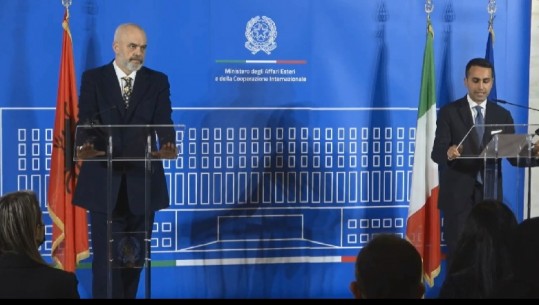 VIZITA NË ITALI/ Rama konferencë me Di Maion: Projektet e përbashkëta do i sjellin frytet vitin tjetër