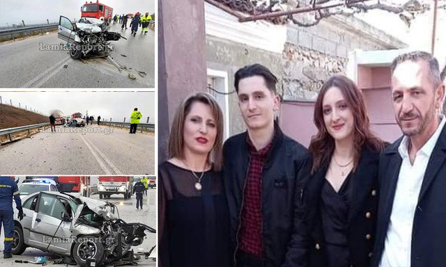 DALIN FOTOT/ Kjo është familja shqiptare që u shua në aksidentin tragjik në Greqi, vetëm djali shpëtoi