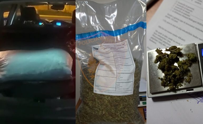 POLICIA AKSION NË LEZHË/ Sekuestrohen 15 kg kanabis, pranga 3 të rinjve