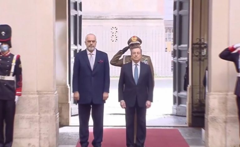 RAMA NË ITALI/ Pritet me ceremoni zyrtare nga kryeministri Draghi, ja temat që priten të diskutohen