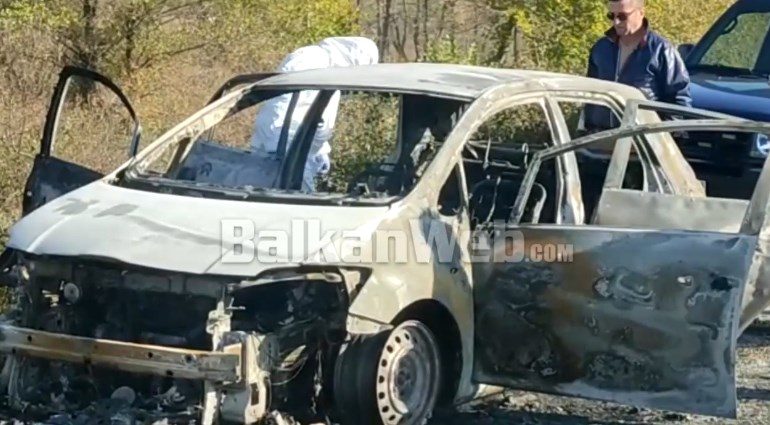 PAMJET/ U përdor në atentatin ndaj ish-policit, shihni se si është shkrumbuar makina e autorëve