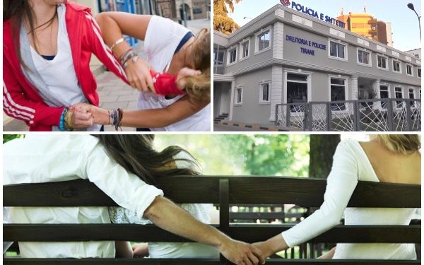“DO TË VRAS O K***V”/ Vajzat rrihen për një djalë. Ai në telefon: S’vij në polici për punë grash