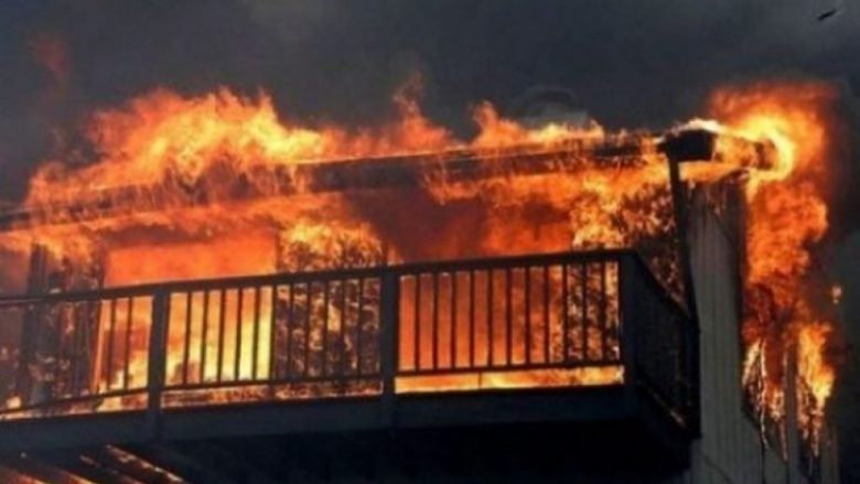 ZJARR NË TIRANË/ Përfshihet nga flakët një apartament, zjarrfikëset në vendngjarje