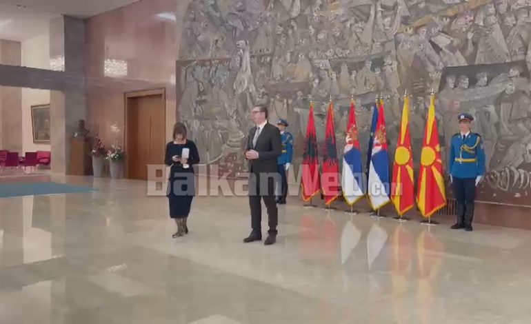 “OPEN BALKAN”/ Rama-Vuçiç e Dimitrov takohen në “Pallatin e Serbisë”, presidenti serb mbërrin i pari