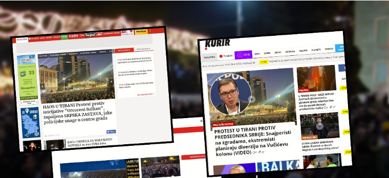 PROTESTA E BERISHËS/ Shkruajnë mediat SERBE: Ekstremistët zhysin Tiranën në kaos