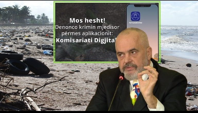 NDOTJA E UJIT, TOKËS, PLAZHEVE/ Rama prezanton aplikacionin për denoncimin: Mbroni shëndetin dhe jetën (VIDEO)