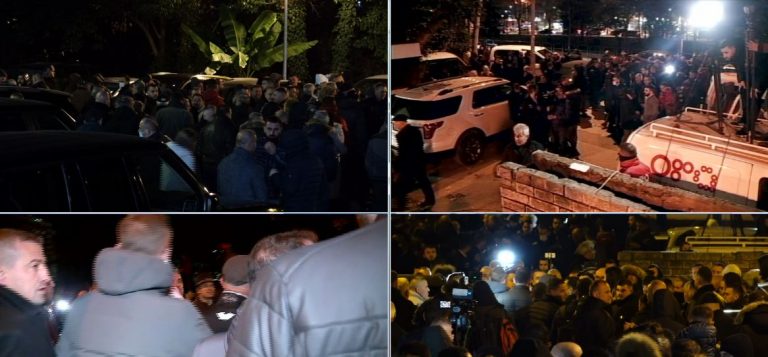 LIVE/ Referendumi për shkarkimin e Bashës, Sali Berisha dhe mbështetësit mbërrijnë në selinë e PD