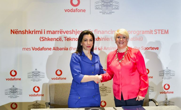 Vodafone Albania financon STEM, programin e gjeneratës së re digjitale në Shqipëri