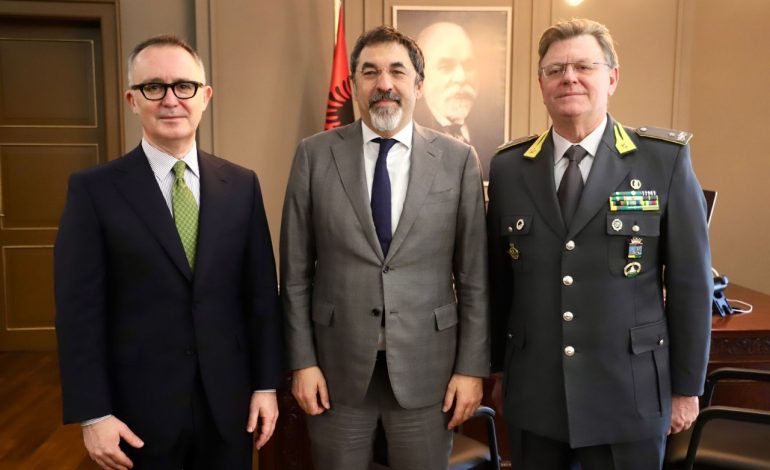 PRET DELEGACIONIN E GUARDA DI FINANCA/ Çuçi: Bashkëpunim në funksion të rritjes së sigurisë
