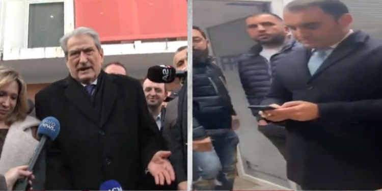“KA NJERËZ ME ARMË”/ Këlliçi telefonon policinë: Ka shumë tension, më kanë vjedhur zyrën