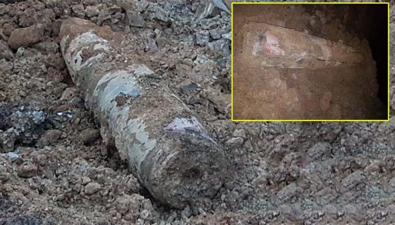PUBLIKOHEN PAMJET/ Gjendet bomba rreth 1 ton në Kosovë, Forcat e Sigurisë eliminojnë rrezikun (FOTO)
