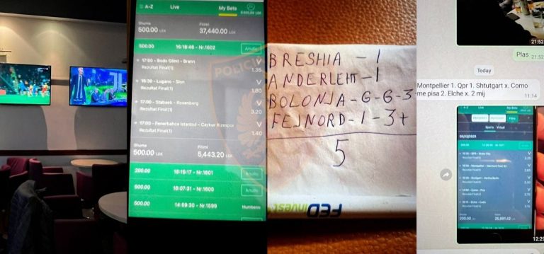 ARRESTOHET NJË 39-VJEÇAR NË TIRANË/ Përshtati lokalin për aktivitetit të paligjshëm të lojërave të fatit