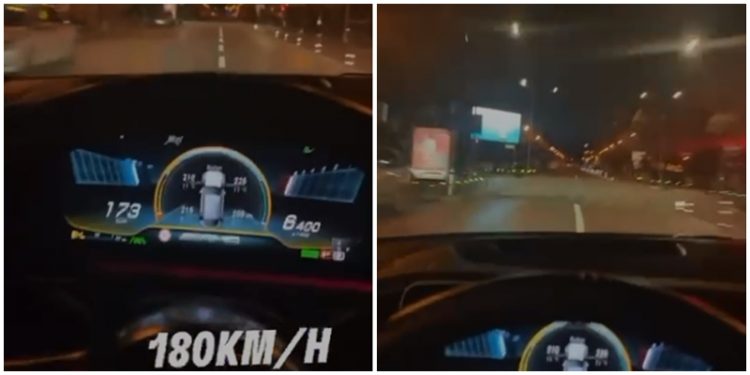 ÇMENDURI NË RRUGË/ I riu “fluturon” me 180 km/h në mes të ish-Bllokut (VIDEO)