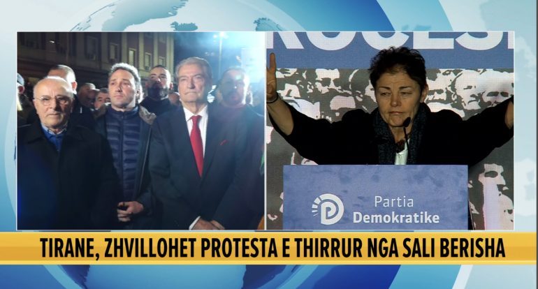 PROTESTA/ “’Ballkani i hapur’ thikë pas shpine për Kosovën”, ish-deputetja e LDK në Kosovë flet në protestë