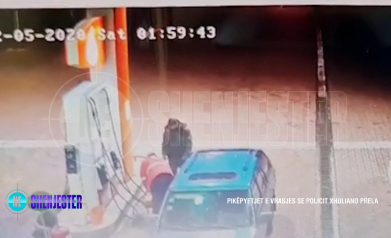 MBUSH MAKINËN ME KARBURANT/ Lëvizjet e autorit të dyshuar pak para vrasjes së policit Xhuliano Prela