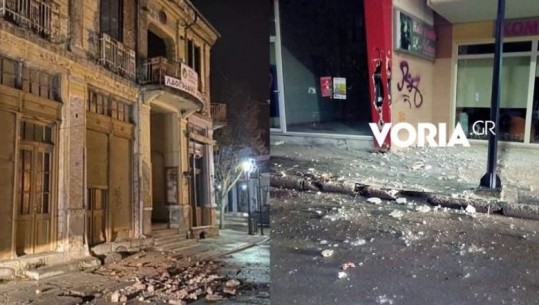 PAMJET/ Xhama banesash të thyera dhe mure të vjetra përtokë, pasojat e tërmetit 5.5 ballë në Greqi